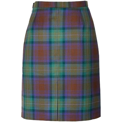 Laura Tartan Straight Skirt - Custom